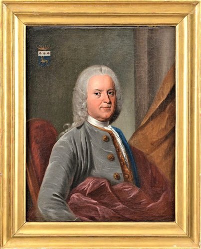 Paire Portraits de Nobles Français  